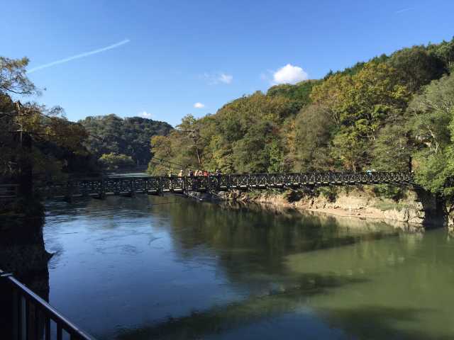 天ヶ瀬吊り橋の営業時間 場所 地図等の情報 まっぷるトラベルガイド