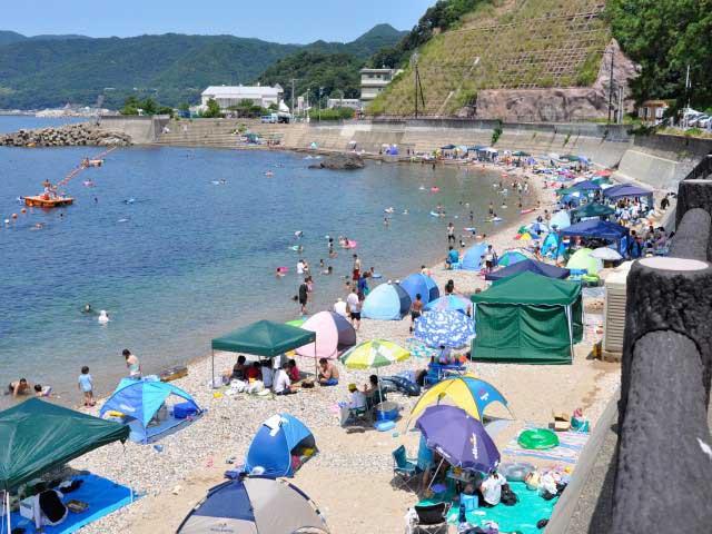 くりや長須浜海水浴場の営業時間 場所 地図等の情報 まっぷるトラベルガイド