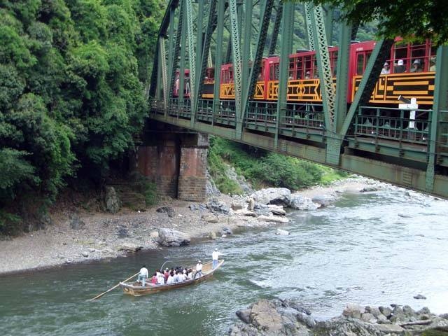 嵯峨野トロッコ列車の画像 2枚目