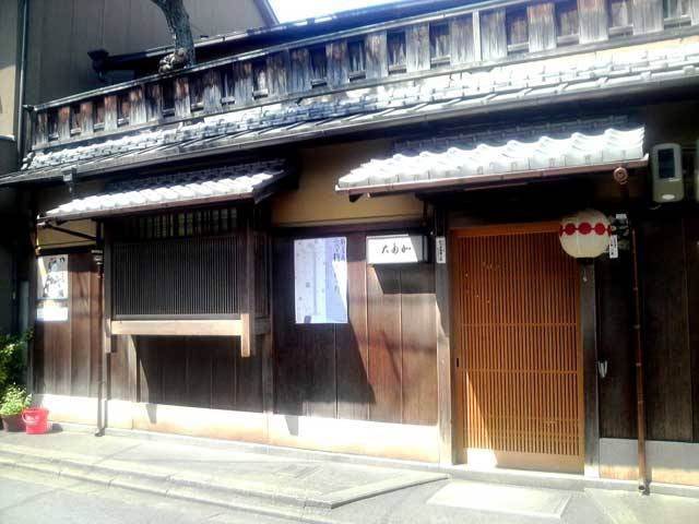 上七軒花街の町並み