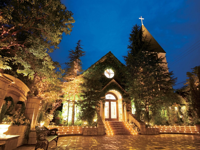 京都ノーザンチャーチ北山教会 クリスマスウィンターイルミネーションの画像 1枚目