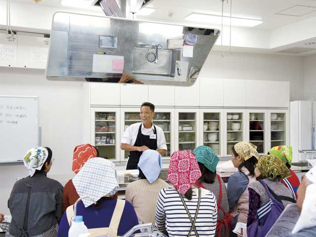 中央市場の料理教室