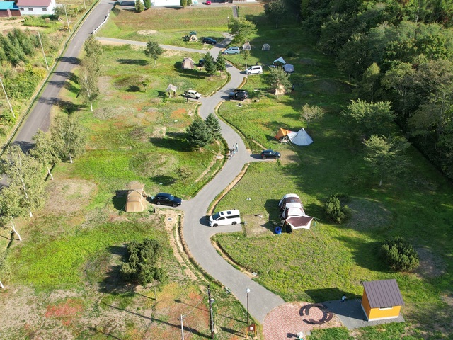 蘭越町ふるさとの丘リンリン公園キャンプ場の画像 1枚目