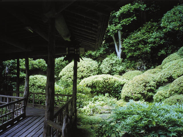 光久寺の茶庭
