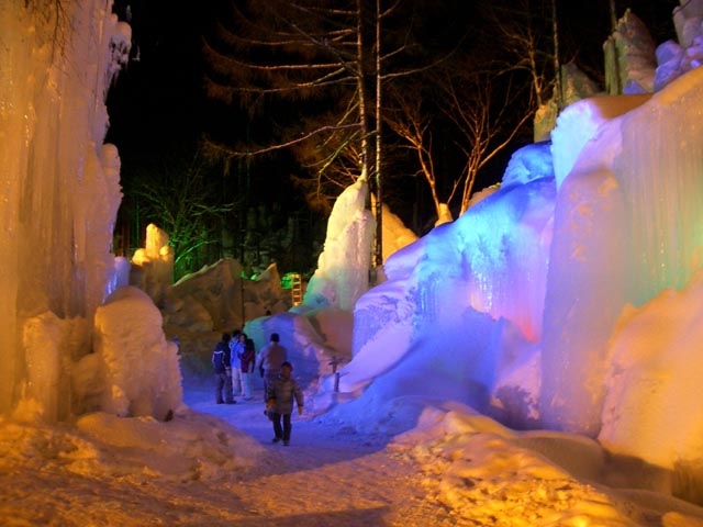 氷点下の森 氷祭り