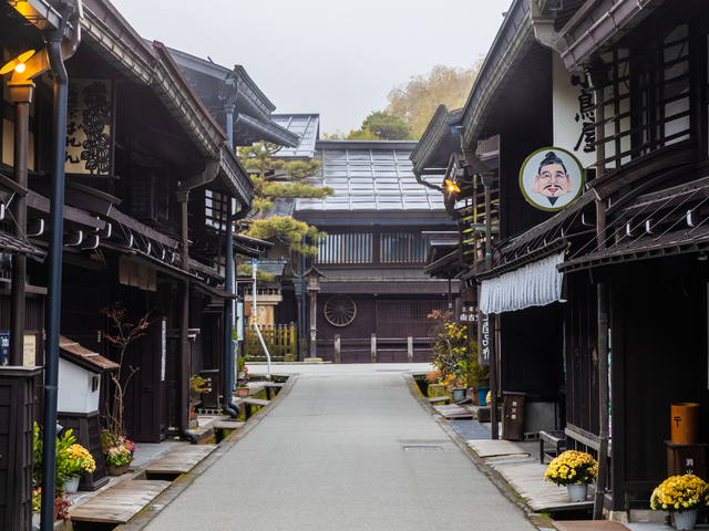 飛騨高山の古い町並の画像 1枚目