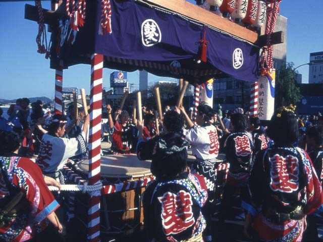 松江祭鼕行列の画像 1枚目