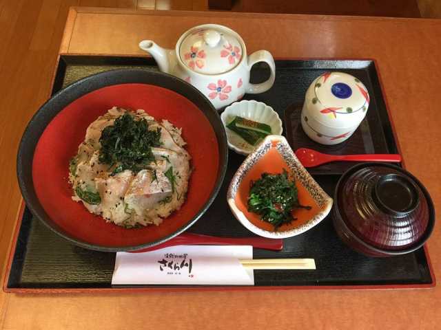 刺身定食とのどぐろめし さくら川