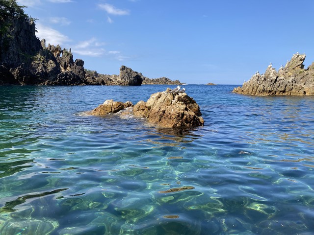 尖閣湾揚島遊園 海中透視船の画像 4枚目