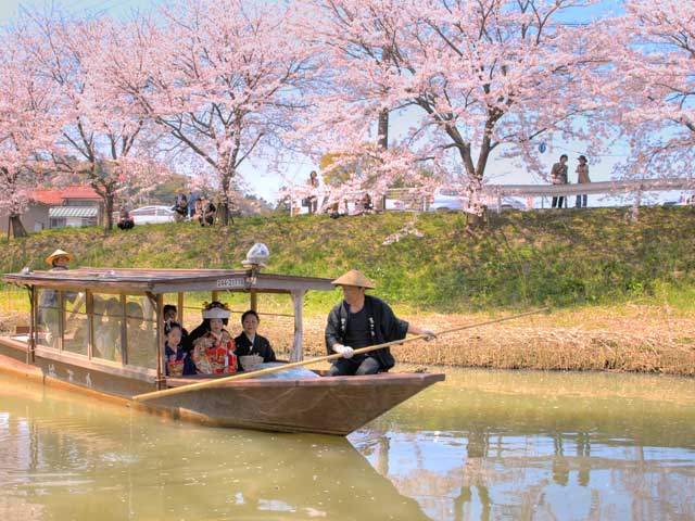 大聖寺川流し舟の画像 1枚目