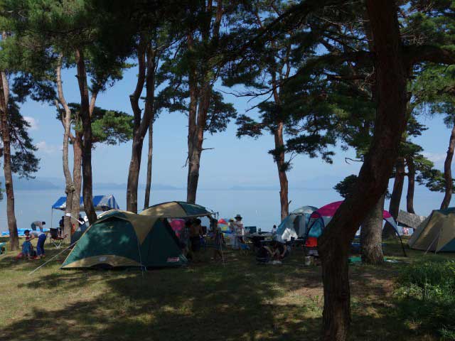 秋山浜キャンプ場の画像 2枚目