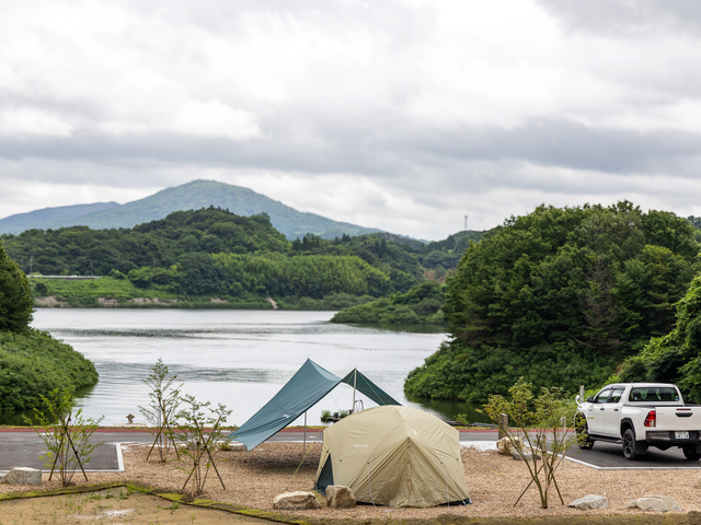 アウトドアヴィレッジ三春 さくら湖キャンプサイトの画像 1枚目