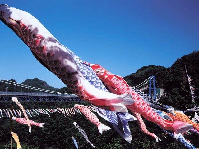 竜神峡鯉のぼりまつりの画像 1枚目