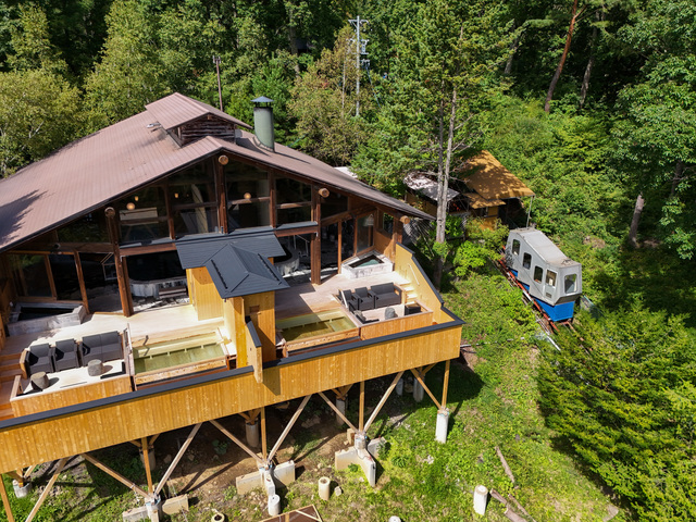 菱野温泉 常盤館 雲上の停車場(日帰り入浴)の画像 2枚目