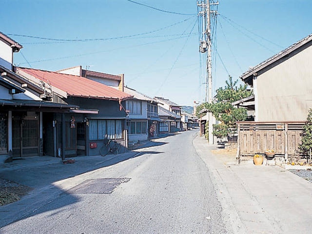 城下の町並み