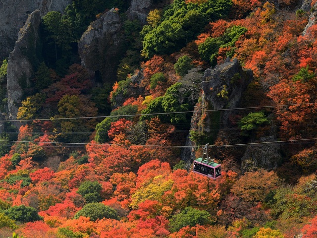 寒霞溪の画像 1枚目