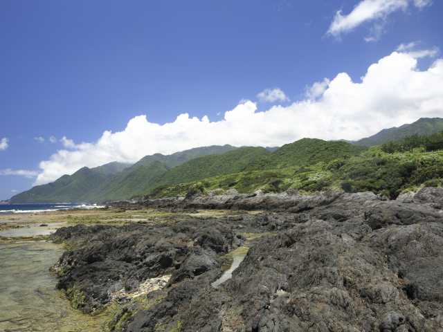 屋久島町の枕状溶岩