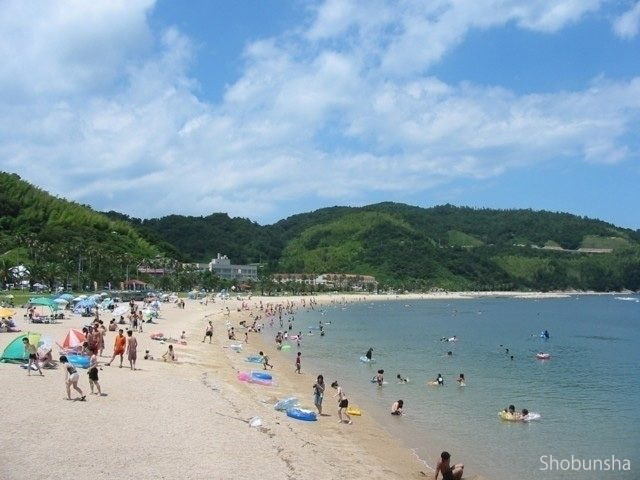 魚が見える透明度 片添ヶ浜海水浴場(山口県)