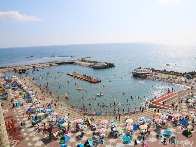 海のプール 元和台海浜公園(北海道)