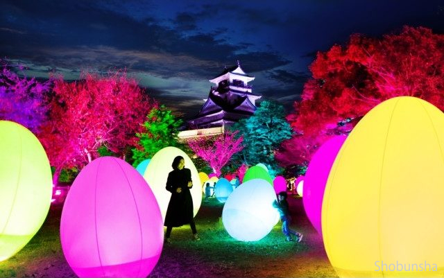 チームラボ 高知城 光の祭 2019-2020【高知県】