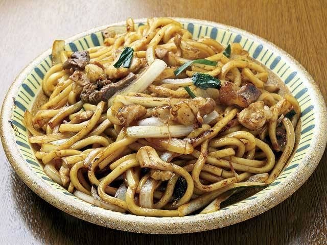 岡山 津山 スタミナ系b級グルメ ホルモンうどん まっぷるトラベルガイド