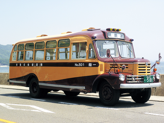 【広島・鞆の浦×観光】トモテツボンネットバス