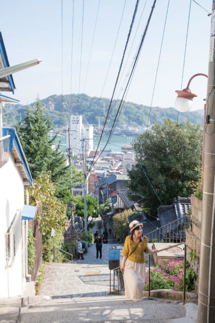 【尾道×観光】<坂道View NO.1>趣ある石畳の坂道をてくてく歩く「千光寺道」