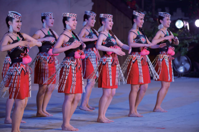 さまざまな踊りを披露