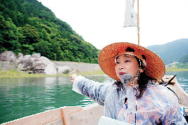 熊野川舟下り(熊野川川舟センター)