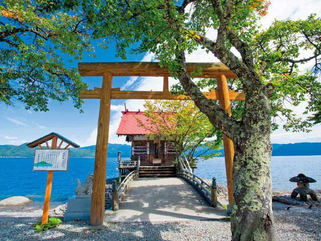【田沢湖の楽しみ方2】浮木神社で良縁祈願!