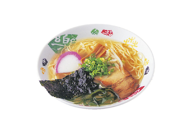 うまみたっぷりの塩ラーメン「伯方の塩ラーメンさんわ」(伯方島)