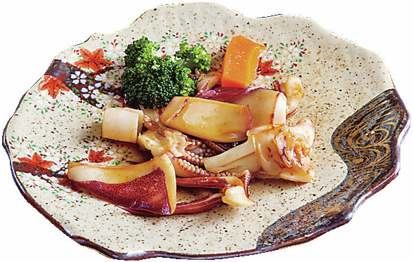 創業50年を超える活魚店が出す、イカの活造り「お魚処 玄海」