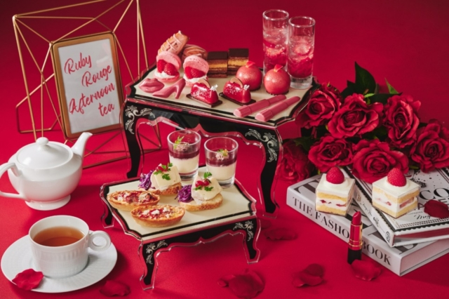 ザ ストリングス表参道 真っ赤なルビー色に輝くアフタヌーンティー登場 まっぷるトラベルガイド