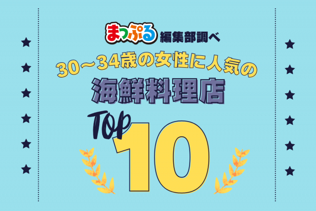 30～34歳の女性が選んだ！旅行先で訪れた海鮮料理店人気ランキング TOP10！気になる第1位は「かに亭（北海道札幌市中央区）」