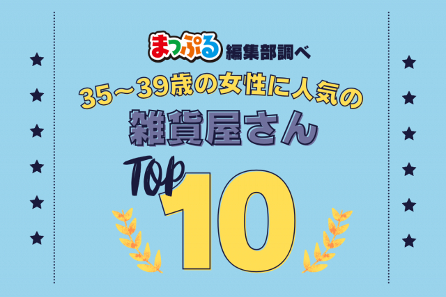 35～39歳の女性が選んだ！旅行先で訪れた雑貨屋さん人気ランキング TOP10！気になる第1位は「ＳＯＵ・ＳＯＵ布袋（京都府京都市中京区）」