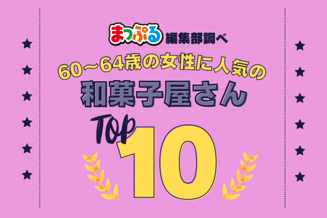 60～64歳の女性が選んだ！旅行先で訪れた和菓子屋さん人気ランキング TOP10！気になる第1位は「日光人形焼みしまや（栃木県日光市）」