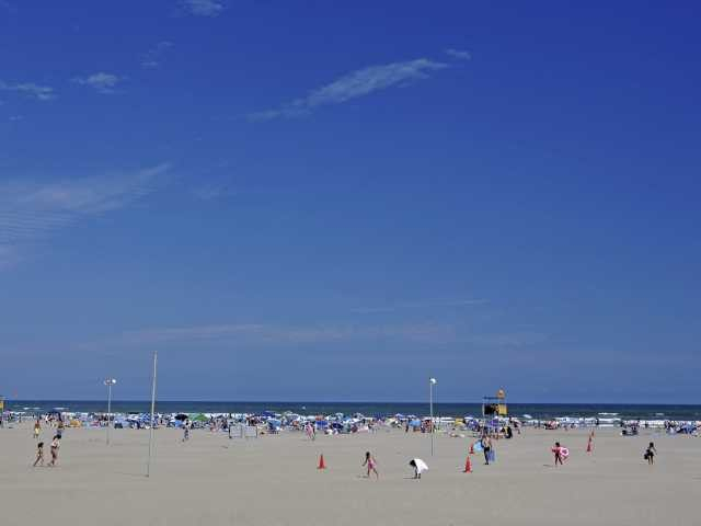 【千葉×海水浴場】九十九里最大級の砂浜が広がる「本須賀海水浴場」