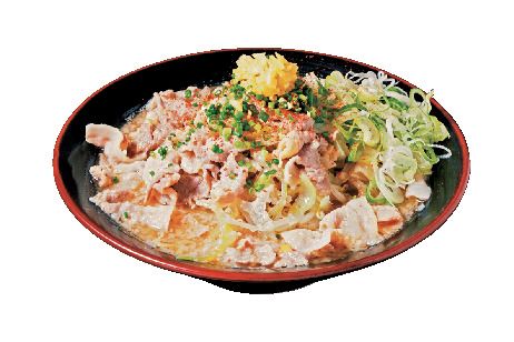 豚バラモリモリ野菜もたっぷり「らぁ麺三軒屋 茂原店」