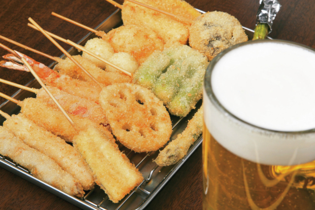 新世界の味をキタで堪能「新世界 串カツ いっとく 阪急梅田堂山店」