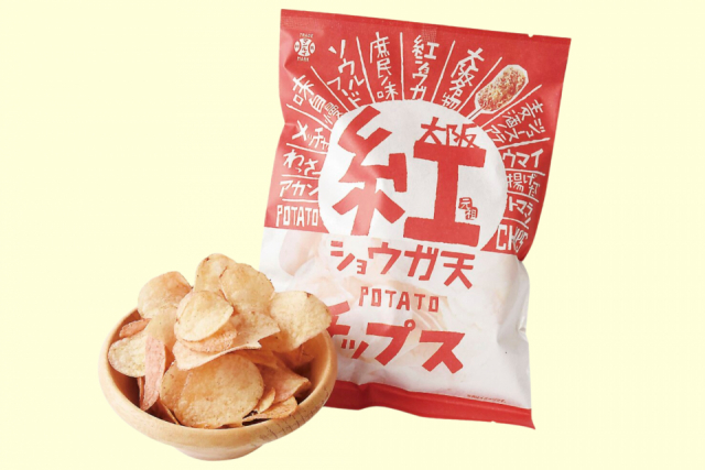 大阪紅ショウガ天 ポテトチップス