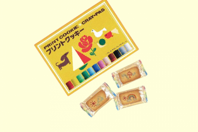 JR西日本限定販売 クレパス柄 プリントクッキー