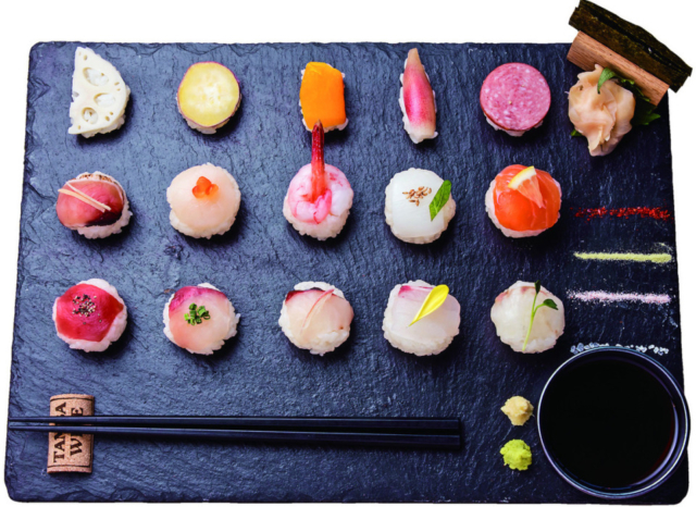 【福岡×海鮮】ひと口サイズの幸せがいっぱいころんとした手まり寿司「IZAKAYA New Style」