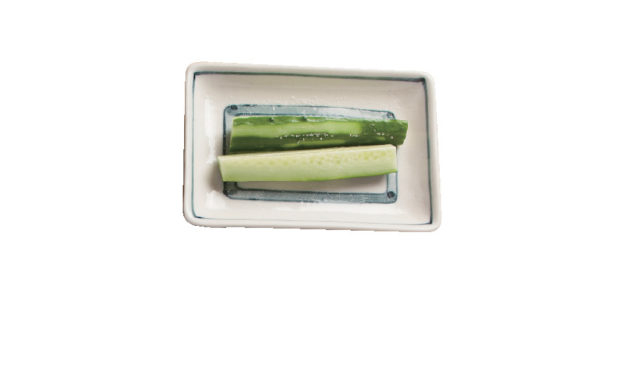 キュウリといっしょに