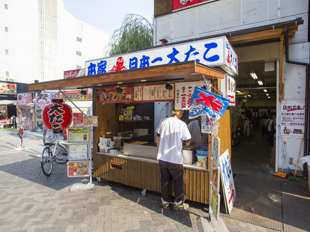 全体の8割はタコ!食べごたえばっちり「道頓堀 本家 大たこ」