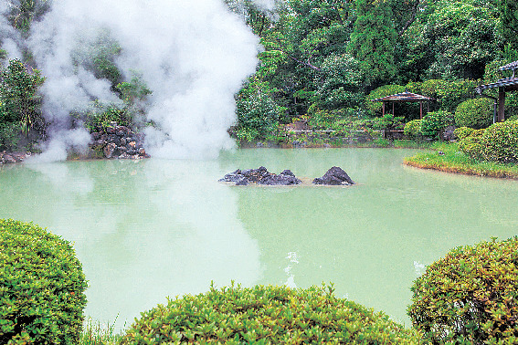 べっぷ地獄めぐり5「国指定名勝 白池地獄」の詳細ナビ