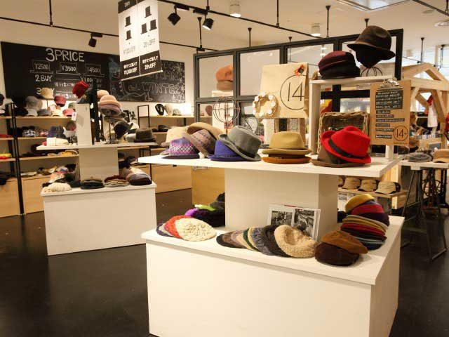 【神戸ハーバーランドumie×ショッピング】帽子を気軽にプラスしよう♪「14+」