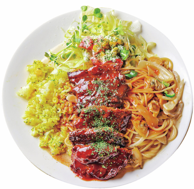 【長崎のトルコライス】ツル茶んの地下で発見! 超大型トルコライス「ツル茶ん ヴィンランド」