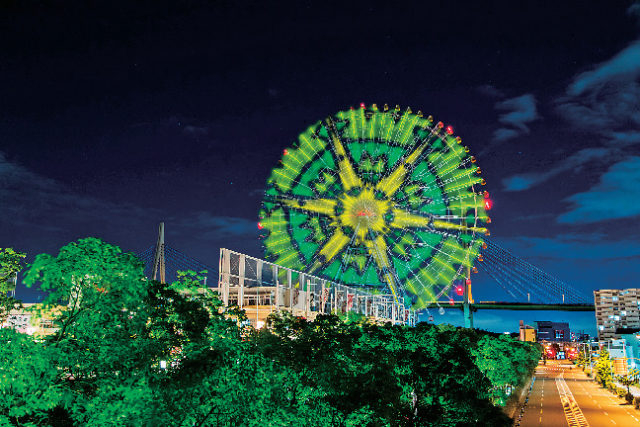 【世界初】大観覧車 光のアート