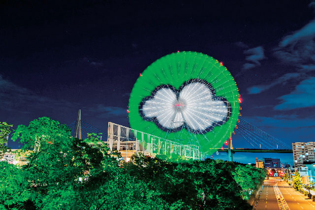 【世界初】大観覧車 光のアート