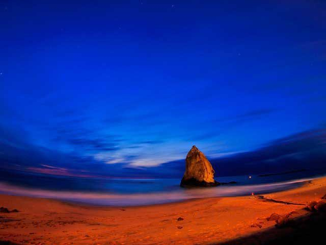 【五浦&磯原×ドライブ】磯原海岸のシンボル「二ツ島」